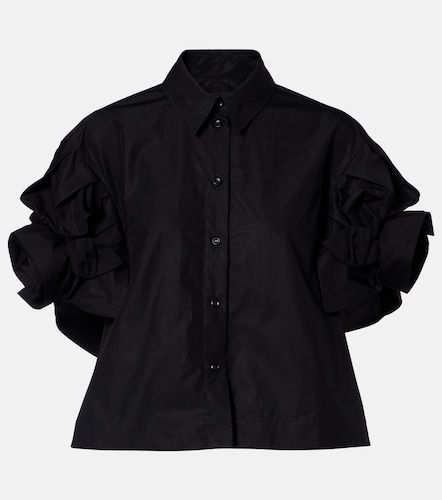 Camisa de algodón con mangas abullonadas - Simone Rocha - Modalova