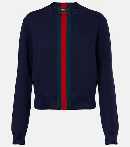 Gucci Pullover Web Stripe aus Wolle - Gucci - Modalova