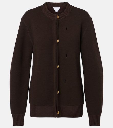 Cárdigan de lana y algodón - Bottega Veneta - Modalova