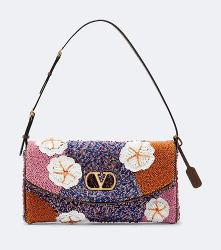 DeVain Small floral embellished shoulder bag - Valentino Garavani - Modalova