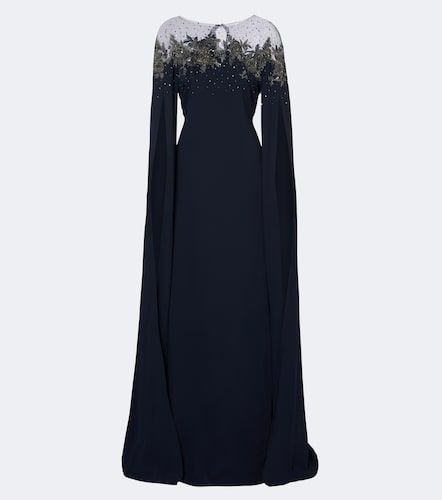 Abito lungo in crêpe - Carolina Herrera - Modalova