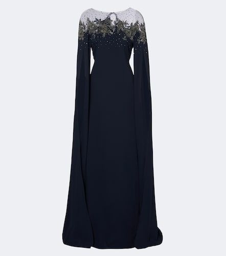 Embellished crepe gown - Carolina Herrera - Modalova