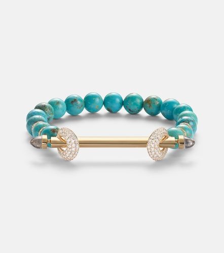 Pulsera Chakra de oro de 18 ct con piedras - Ananya - Modalova
