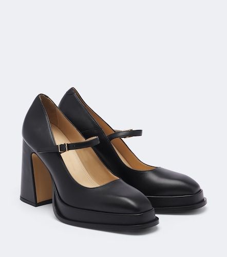Casilda leather platform Mary Jane pumps - Souliers Martinez - Modalova
