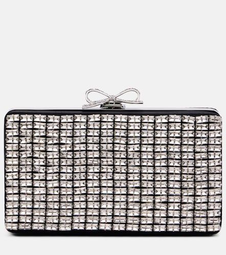 Bow crystal-embellished clutch - Self-Portrait - Modalova