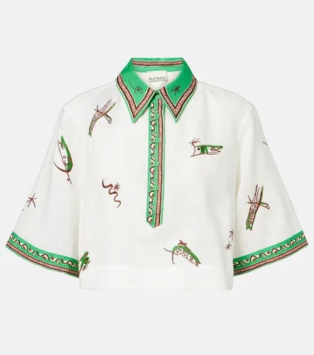 Alémais Camicia Wanda in lino con ricamo - Alemais - Modalova