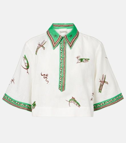 Alémais Camisa Wanda de lino bordada - Alemais - Modalova