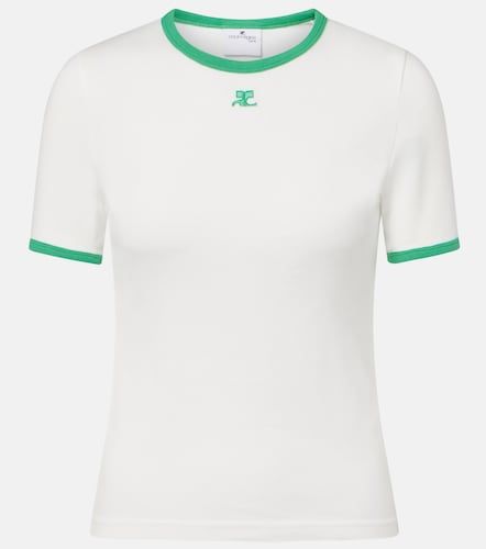 Courrèges Camiseta de jersey de algodón - Courreges - Modalova