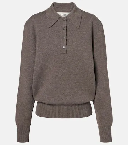 Róhe Polopullover aus Wolle und Kaschmir - Rohe - Modalova