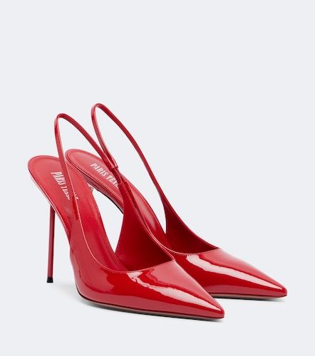 Lidia patent leather slingback pumps - Paris Texas - Modalova