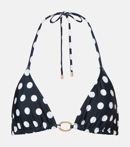 Alex polka-dot triangle bikini top - Alexandra Miro - Modalova
