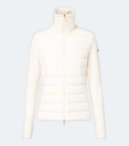 Cárdigan de lana virgen acolchado - Moncler - Modalova