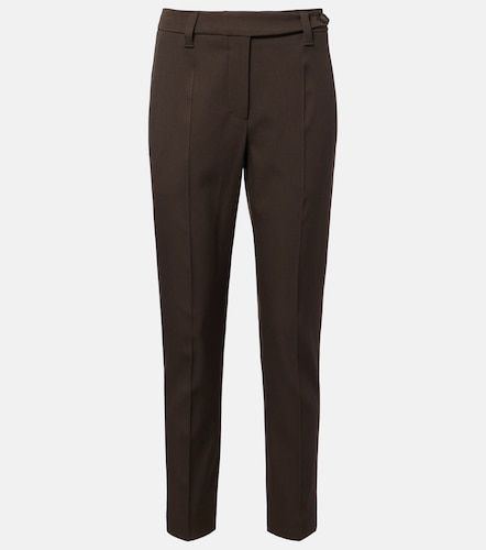 Monili wool slim pants - Brunello Cucinelli - Modalova