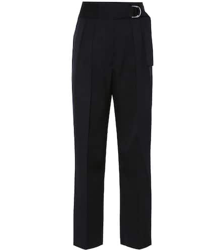 High-rise straight wool pants - Jil Sander - Modalova