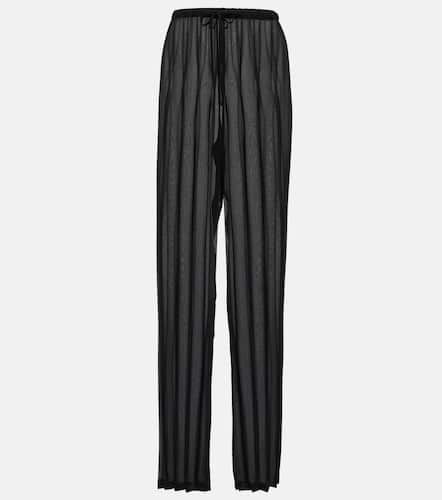 Pleated straight pants - Dries Van Noten - Modalova