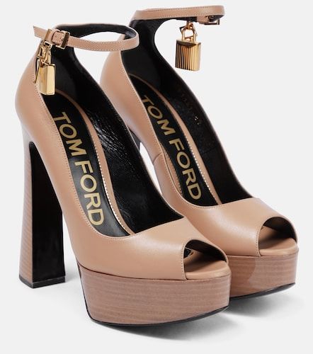 Sandali in pelle con plateau - Tom Ford - Modalova