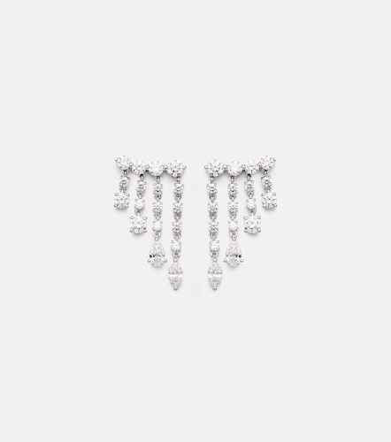 Pendientes Small de oro blanco de 18 ct con diamantes - Anita Ko - Modalova