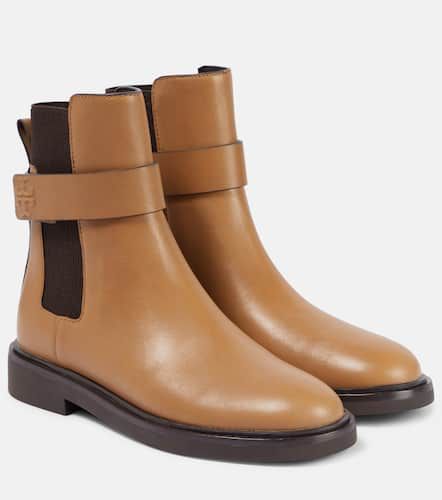 Embossed leather Chelsea boots - Tory Burch - Modalova