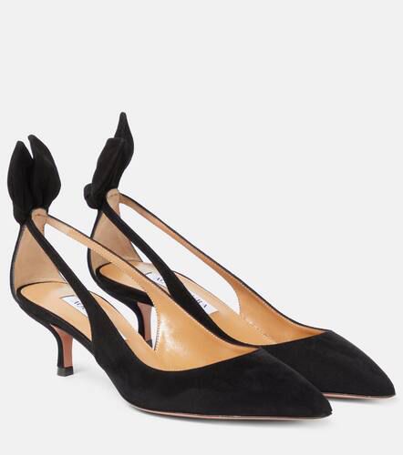 Aquazzura Bow Tie 50 suede pumps - Aquazzura - Modalova