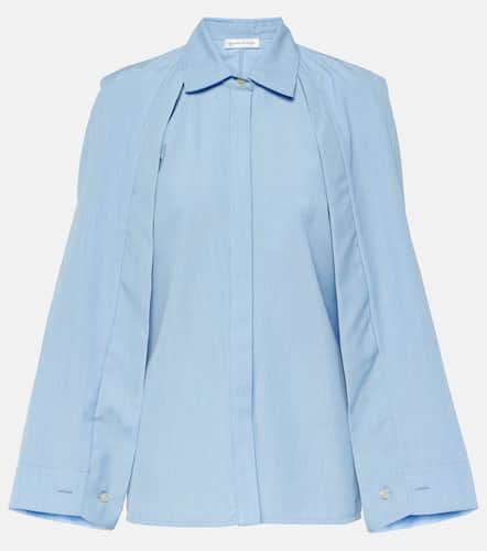 Blusa in lana vergine con mantella - Victoria Beckham - Modalova