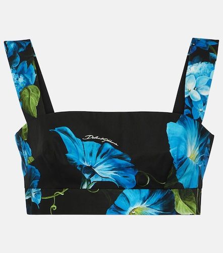Top de algodón floral - Dolce&Gabbana - Modalova