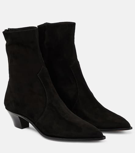 Ankle Boots Brunswick aus Veloursleder - Aquazzura - Modalova