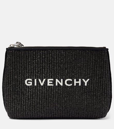 Givenchy Logo raffia clutch - Givenchy - Modalova