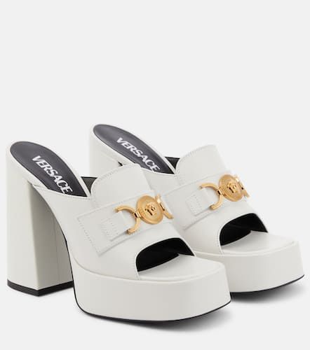 Versace Medusa leather mules - Versace - Modalova