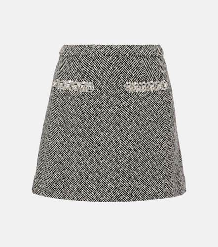 Herringbone embellished miniskirt - Self-Portrait - Modalova