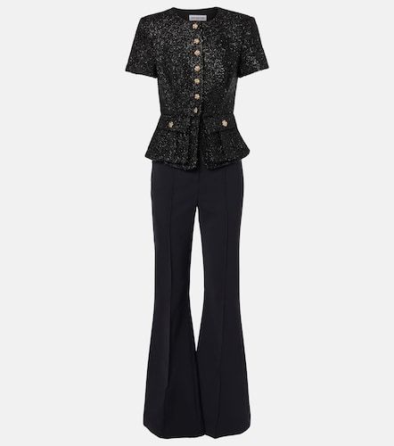 Self-Portrait Jumpsuit in bouclé - Self-Portrait - Modalova