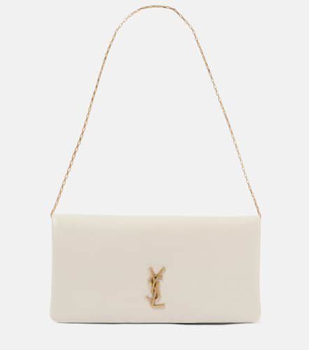 Calypso Mini leather wallet on chain - Saint Laurent - Modalova