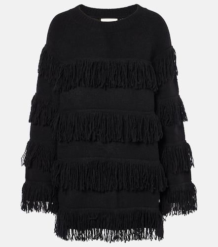 Fringed cashmere-blend sweater - Lisa Yang - Modalova