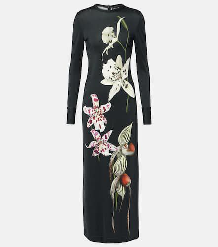 Floral jersey maxi dress - Oscar de la Renta - Modalova