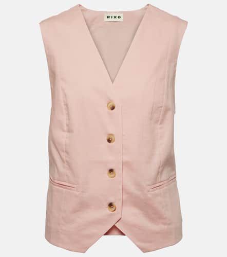 Rixo Norah linen and cotton vest - Rixo - Modalova