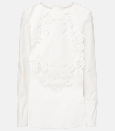 Blusa de algodón bordada - Oscar de la Renta - Modalova