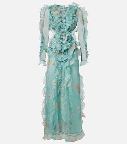 Abito lungo Illuminate in organza di seta - Zimmermann - Modalova