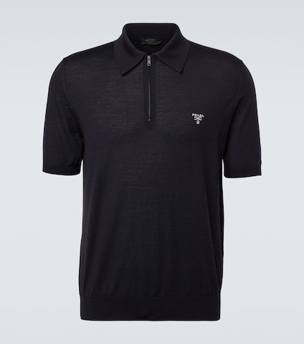 Prada Polo de lana virgen con logo - Prada - Modalova