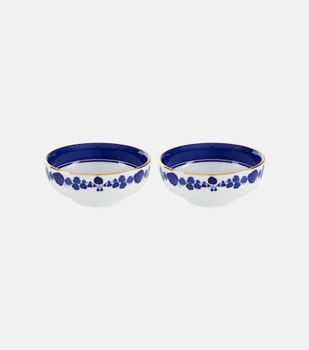 Set de 2 boles Wildbird Blue de porcelana - La DoubleJ - Modalova