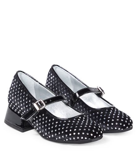 Bailarinas Dorothy de terciopelo adornadas - Monnalisa - Modalova