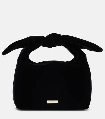 Bow Tie Small velvet tote bag - Aquazzura - Modalova
