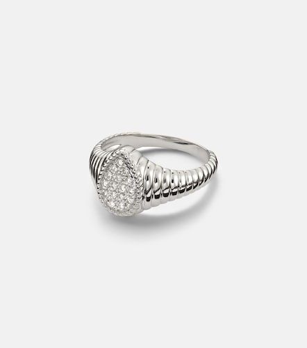 Yvonne Léon Anillo de oro blanco de 9 ct con diamantes - Yvonne Leon - Modalova