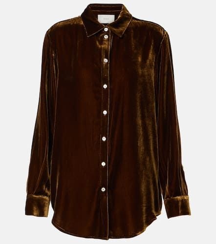 Asceno London velvet pajama shirt - Asceno - Modalova