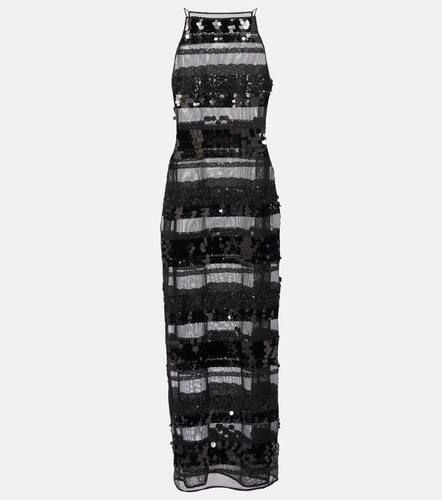 OsÃ©ree Sequined striped maxi dress - Oseree - Modalova