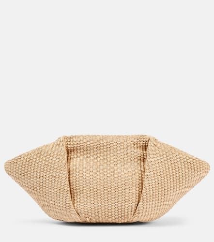 Clutch Fold-Over Small aus Raffiabast - Brunello Cucinelli - Modalova