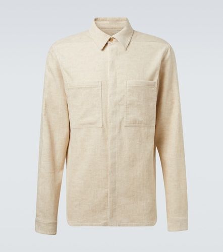 Sobrecamisa de pana de algodón y lino - Rick Owens - Modalova