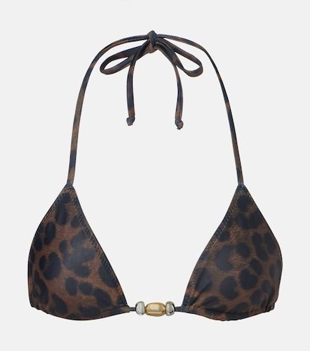 Top bikini con stampa e perline - Same - Modalova