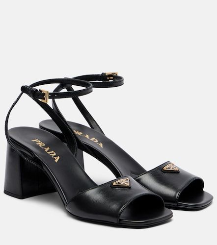 Prada Leather slingback sandals - Prada - Modalova