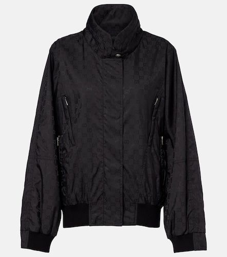 Gucci GG cotton-trimmed jacket - Gucci - Modalova