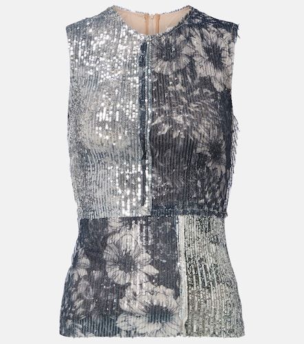 Sequined patchwork top - Maison Margiela - Modalova
