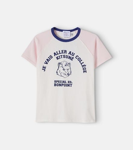 X Maison Kitsuné camiseta Lulu de jersey de algodón estampada - Bonpoint - Modalova